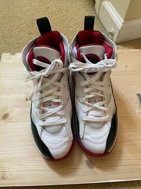 Nike Air Jordan Jumpman Two Trey Concord Bred White Black Red Sneakers